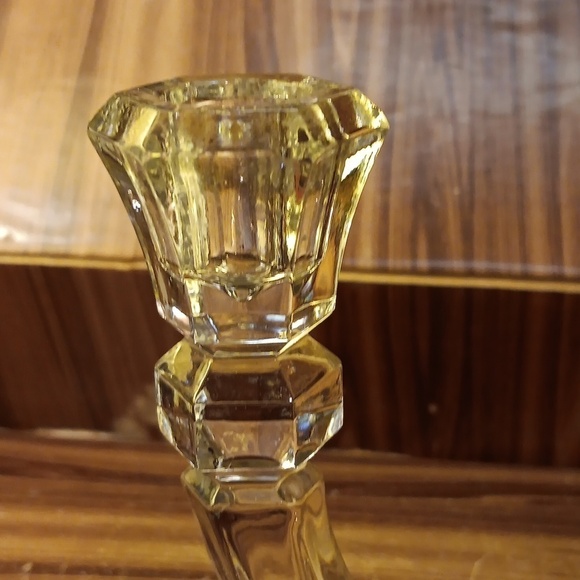 Vintage Tuscany Gemini Crystal double candleholder formal - Picture 4 of 6